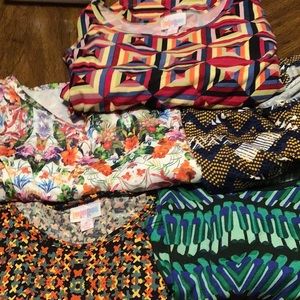 5 new LuLaRoe, Irma tops, small